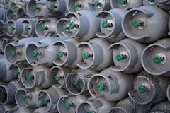 מכלי גז בנפחים שונים