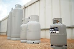 מכלי גז בנפחים שונים