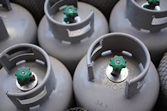 מכלי גז בנפחים שונים