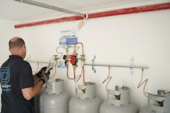 התקנות מערכות גז בטיחותיות